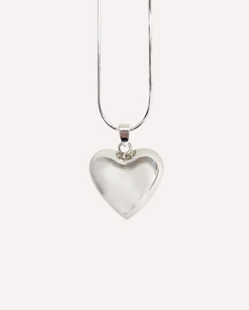 heart harmony ball silver pendant