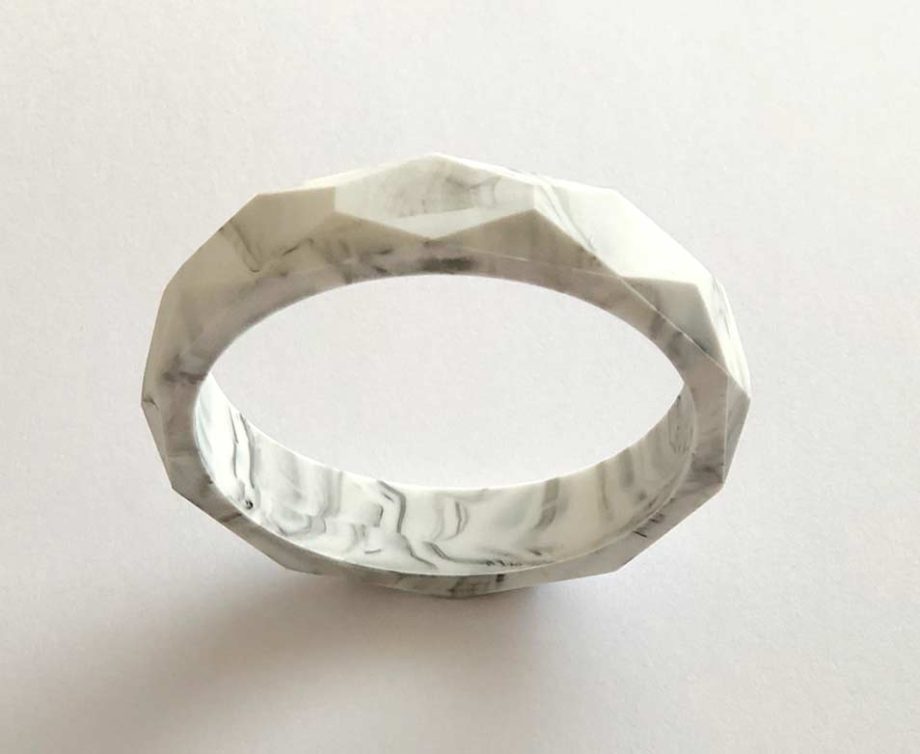 silicone teething bracelet sydney marble 1