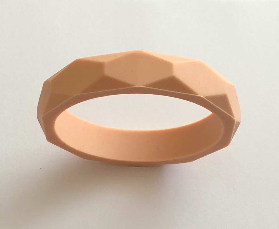 silicone teething bracelet pink blush australia