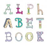 baby first alphabet book keepsake newborn unique