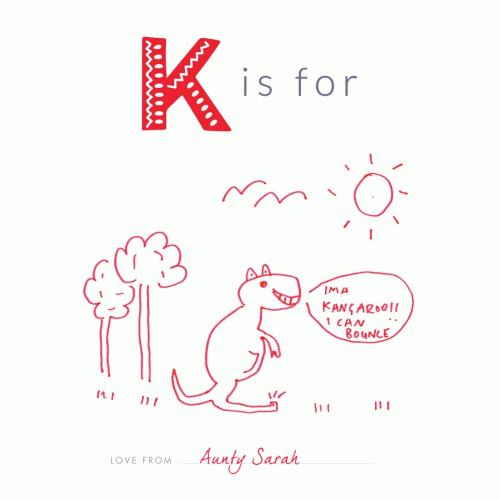 k for kangaroo baby book