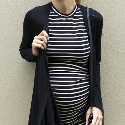 maternity dress for the office high neck