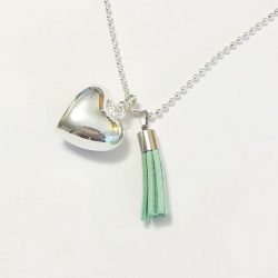 necklace with tassel charm