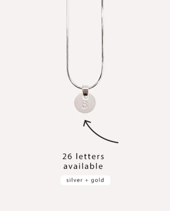 alphabet letters charms personalise necklace pendant
