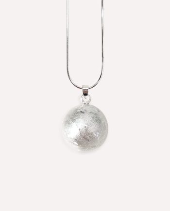 silver textured harmony ball brushed metal imogen